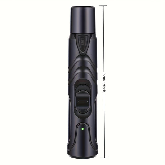 1 Powerful Pet Nail Trimmer - Ultra-Effective Trimming with Advanced Electric Claw Grinder Technology and Safe Nail Clipping - Perfect for Small to Medium-Sized Furry Friends, Long-Lasting Built-in Lithium-Ion Battery, Conven Good Vibrations