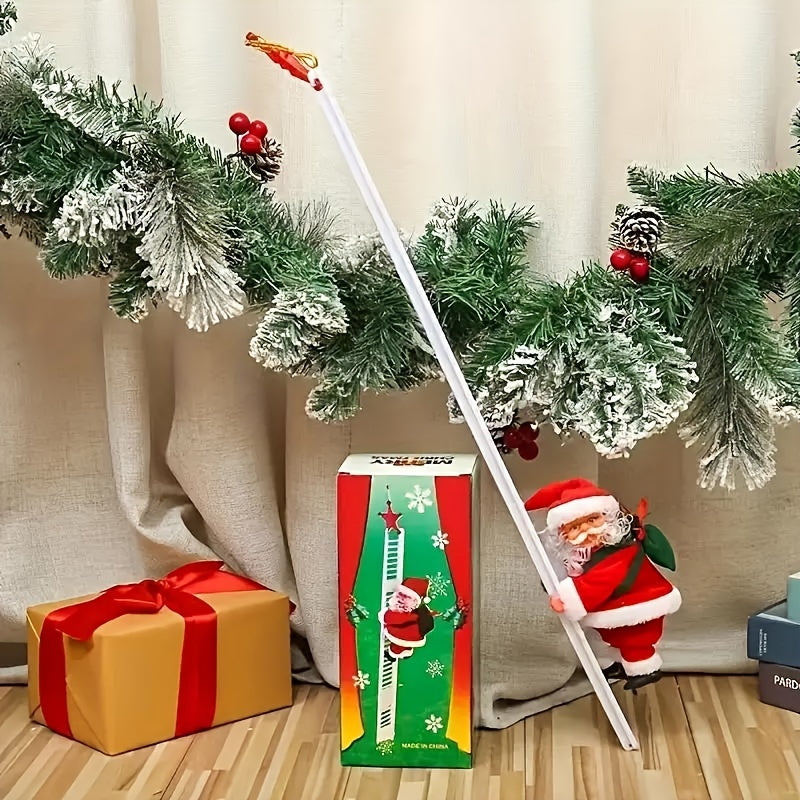 Santa Claus Climbing Beads, Lovely Climbing Stairs, Suitable For Home Decoration, Christmas Tree Pendants, New Year's Party Good Vibrations