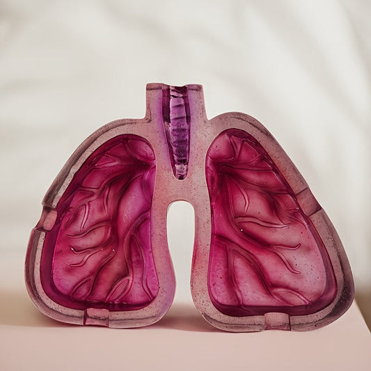 Room Decor 1pc Artistic Lung-Shaped Resin Ashtray, Creative Home Office Decorative Gift, Smoking Room Accessory Good Vibrations Adult Super Store