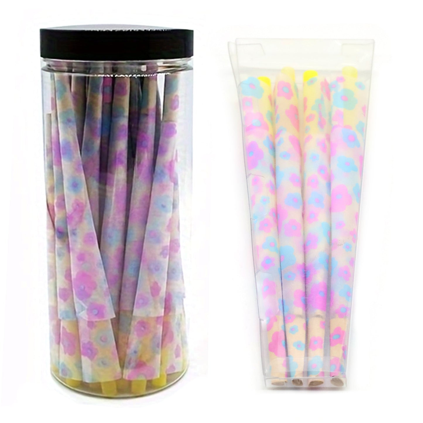 2pcs/ set Pre-Rolled Paper Set, Cones King Size, 58 Pack - Slow Burning Pre Rolled Cones With Tips & Packing Tubes Holiday Gifts For Friends Good Vibrations Adult Super Store