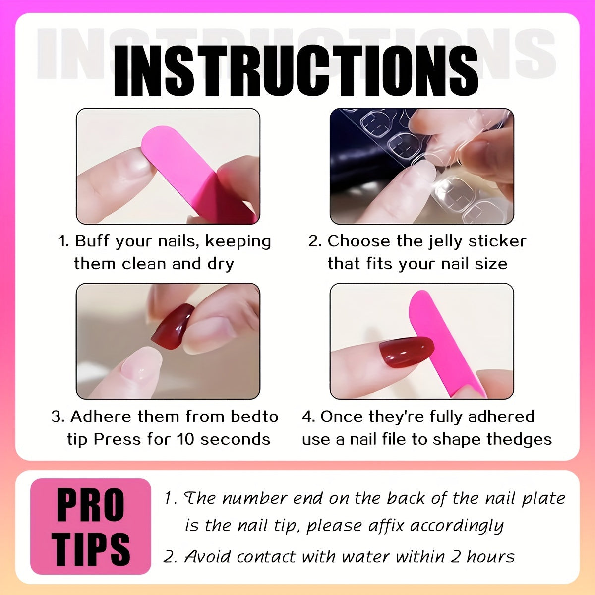 10pcs Handmade Short Ballet Nail Art Set - Glossy Red & Pink Heart Design with Glittery Gel Polish, Reusable Full Cover Press-On Nails with Hearts & Cuticle Wheel for Valentine's Day, Parties, Casual Attire - Easy Application Good Vibrations