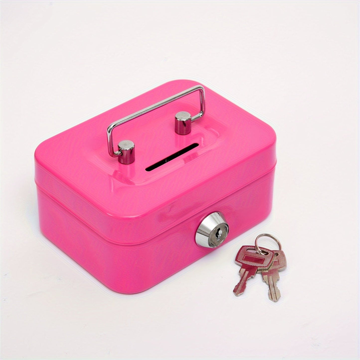 1pc Metal Keylock Storage Box, Money Box, Adult Deposit Box, Coin Deposit Box, Adult Deposit Box, Deposit Box, Cash Register 4.5 * 3.8* 2.3"/11.5 * 9.9 * 5.8cm Good Vibrations Adult Super Store
