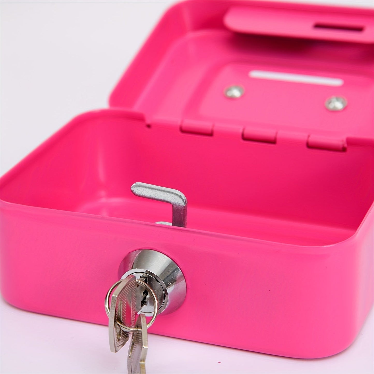 1pc Metal Keylock Storage Box, Money Box, Adult Deposit Box, Coin Deposit Box, Adult Deposit Box, Deposit Box, Cash Register 4.5 * 3.8* 2.3"/11.5 * 9.9 * 5.8cm Good Vibrations Adult Super Store