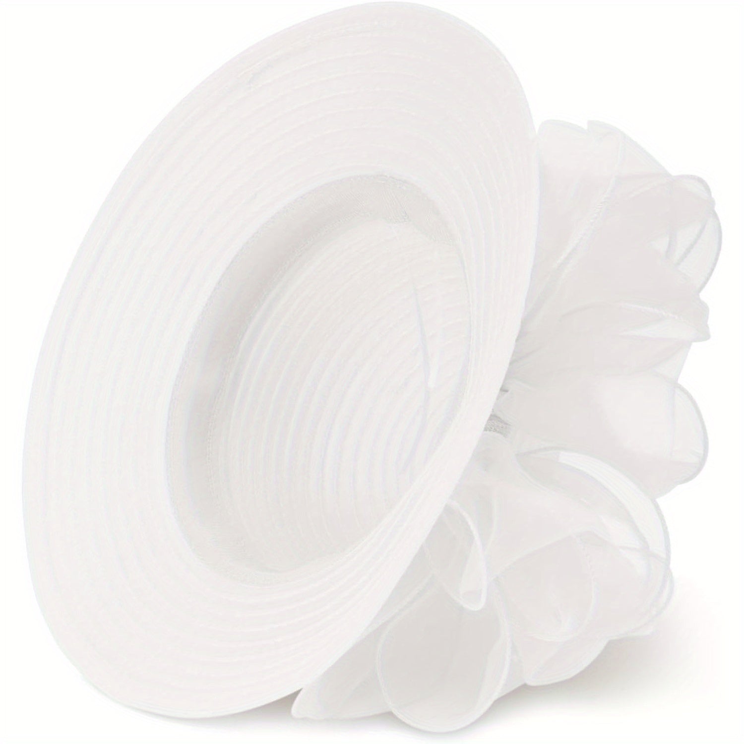 Women Lightweight Breathable Derby Church Dress Cloche Bowler Hats Cocktail Tea Party Wedding Bridal Hat with Bow Knot Good Vibrations