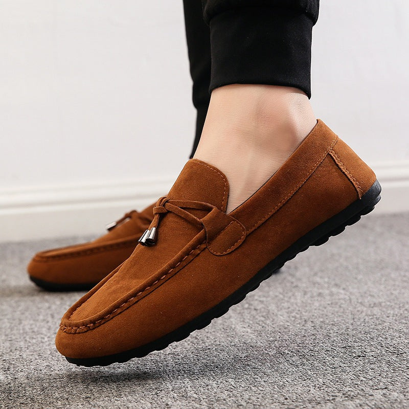 Men's loafers men's casual shoes, Korean style trendy cloth shoes, loafers, 2020 New Good Vibrations