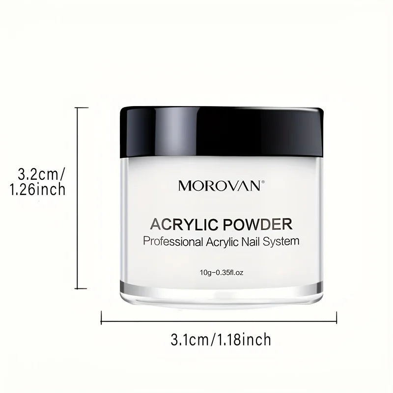 3-in-1 Beige Pink Acrylic Nail Powder Quick Drying Odorless Non-Toxic Easy Blend No Nail Lamp Needed Gift for Women and Girls Good Vibrations