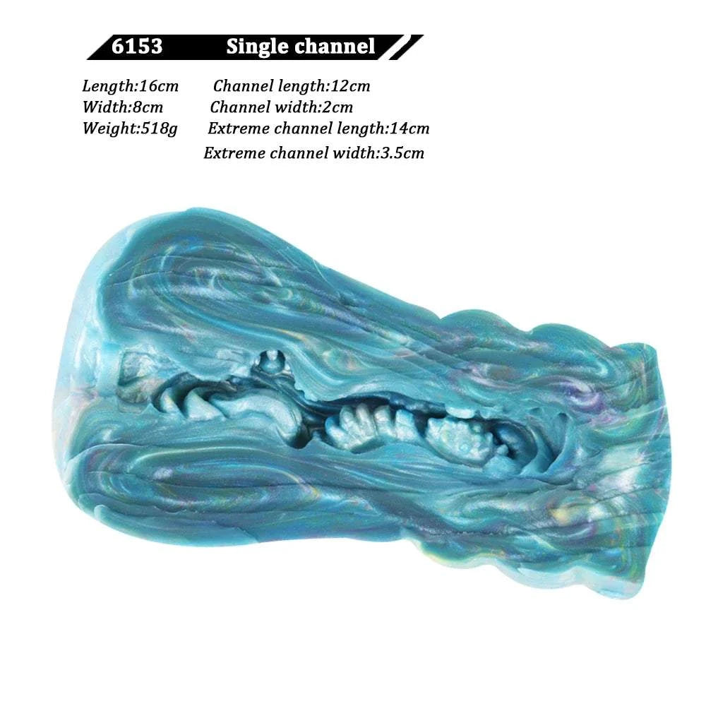 GEEBA Fantasy Animal Male Masturbator Realistic Silicone Flexible