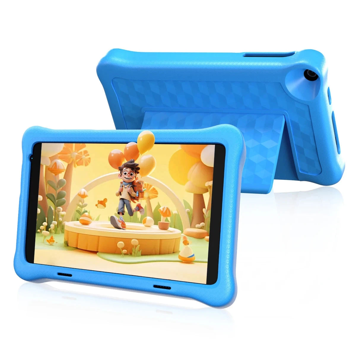 8 Inch Kid Tablet Android11 Learning Tablets Quad Core Processor 2GB+32GB 128GB Expansion 5000mAh Child Eye Protection With Case Good Vibrations