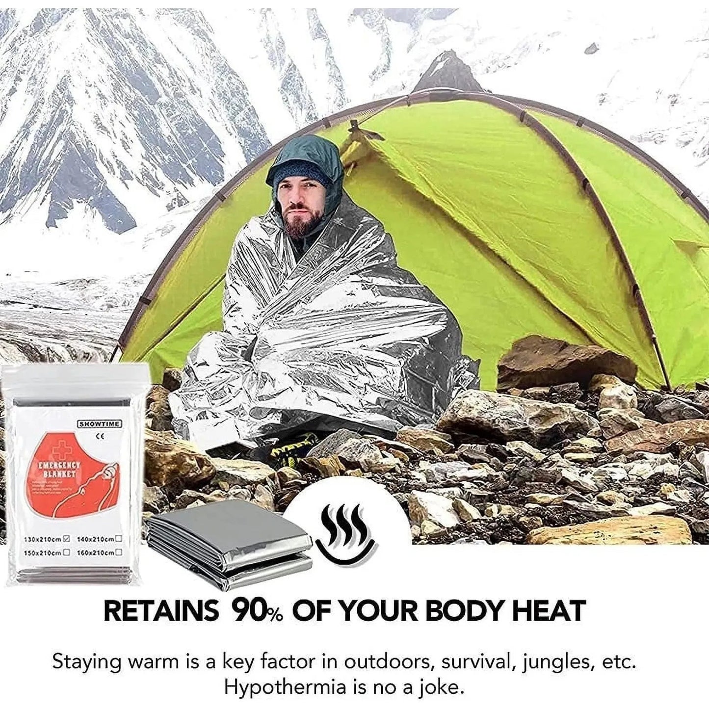70pcs Survival First Aid Kit Survival Full Set Molle Outdoor Gear Emergency Kits Trauma Bag Camping Hiking IFAK Adventures EDC Good Vibrations