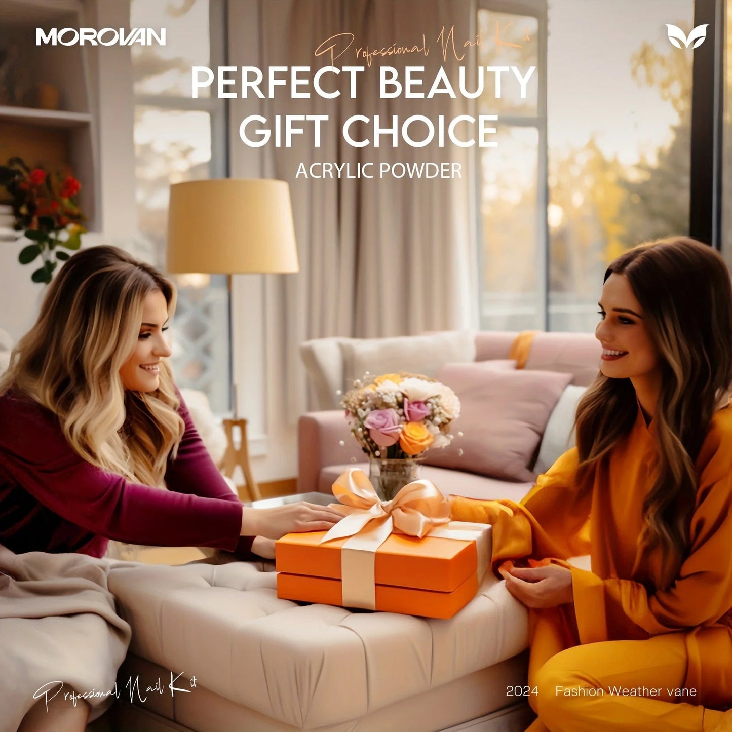 3-in-1 Beige Pink Acrylic Nail Powder Quick Drying Odorless Non-Toxic Easy Blend No Nail Lamp Needed Gift for Women and Girls Good Vibrations