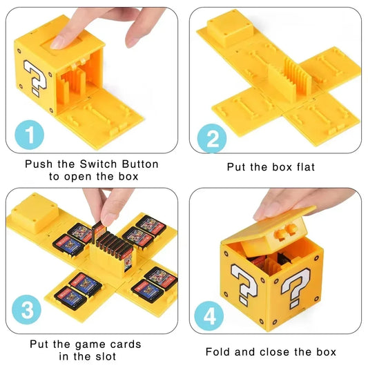 16 in 1 Game Card Case for Switch OLED Storage Box Game Cartridge Case for NS Switch Lite Accessories Good Protection Good Vibrations