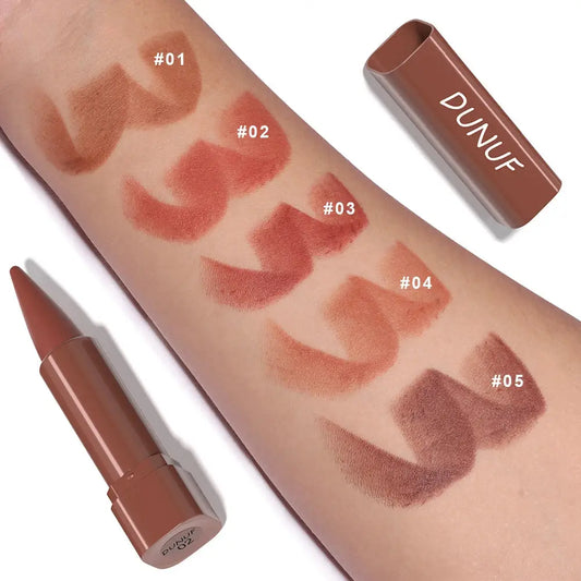 Gradient Lip Liner Pen with Matte Velvet Finish Smooth Application Lipstick for Defined and Elegant Lips Good Vibrations