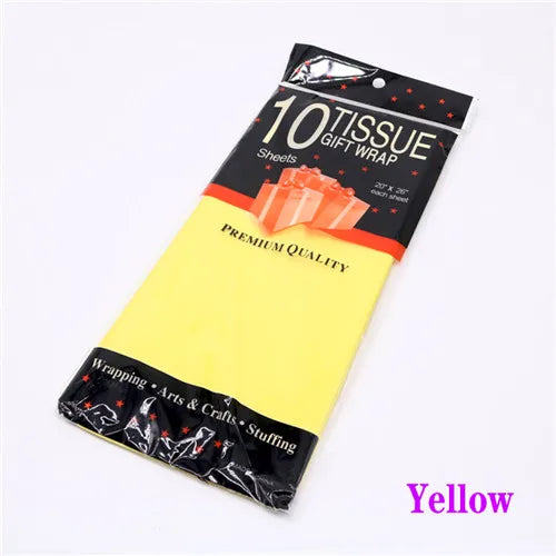 10 Sheets 50*66cm Tissue Paper DIY Handmade Craft Paper Flowers Gift Packing Wedding Festive & Party Home Decoration Supplies Good Vibrations