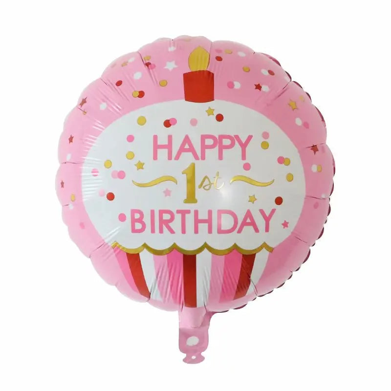 10pcs 18inch Happy Birthday Balloons Baby Shower Balloon Happy Birthday Party Decoration Foil Globos Good Vibrations