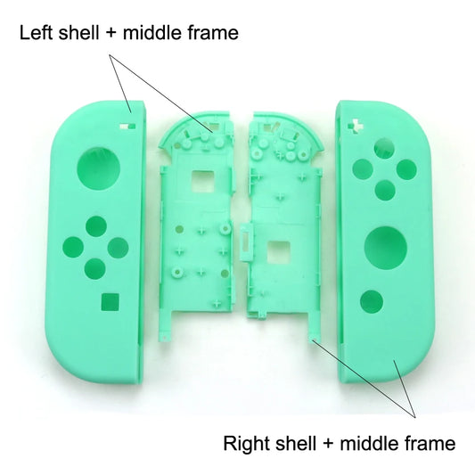 YuXi Front Back with Middle Frame Shell Housing Case Plastic Cover For Nintend Switch NS NX Joy-Con JoyCon Controller Good Vibrations