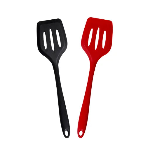 2022 Christmas Gift Food Grade Silicone Cutlery Set Wooden Handle Kitchen Gadgets Kid With Spatula Spoon Spaghetti Server Laddle Good Vibrations