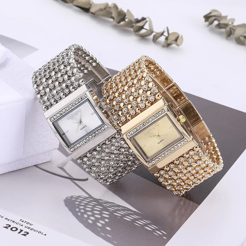 Women Watches Women Fashion Watch 2020 Geneva Designer Ladies Watch Luxury Brand Diamond Quartz Gold Wrist Watch Gifts for Women Good Vibrations
