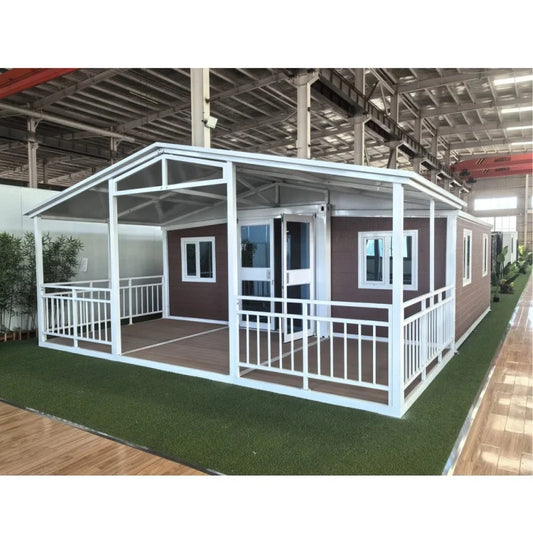 1-Room Prefabricated Shipping Container Home Expandable 40ft/20ft Villa Demountable Tiny House Made of Steel Sandwich Panel Good Vibrations