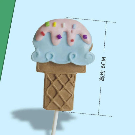 1Pcs Ice Cream Cake Toppers Happy Birthday Cupcake Topper Baby Shower Wedding Festival Party Supplies Cake Decoration Good Vibrations