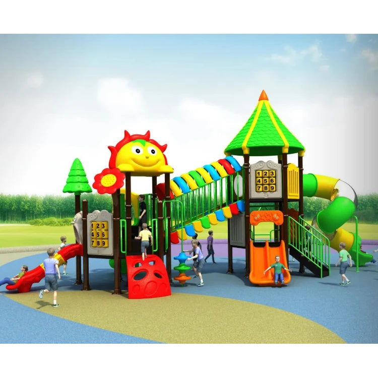 Stainless Steel Slide Outdoor Kids Playhouse Playground Equipment Garden School Usage Children's Playtime Residential Park Areas Good Vibrations