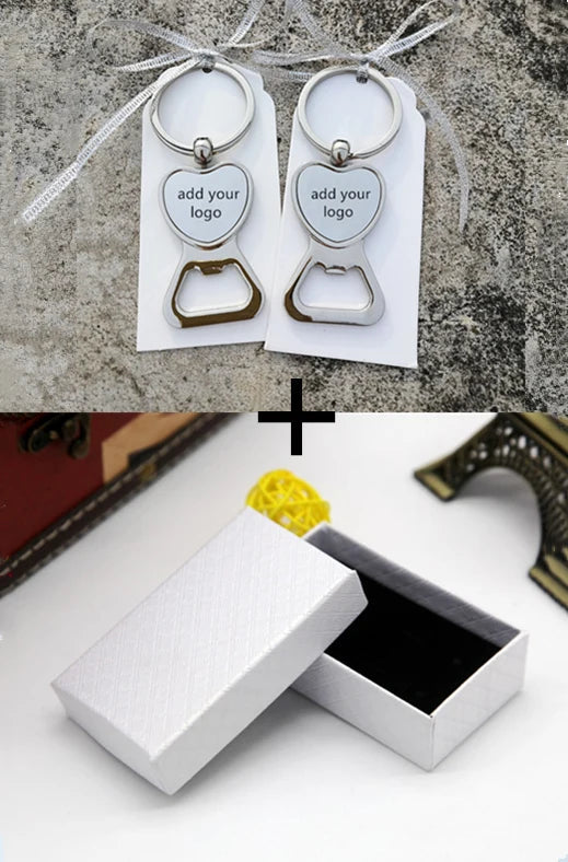 Customized Wedding Gifts For Guests Heart Bottle Wine Opener / Keychain Wedding Favor Birthday Party Souvenir Personalized Good Vibrations