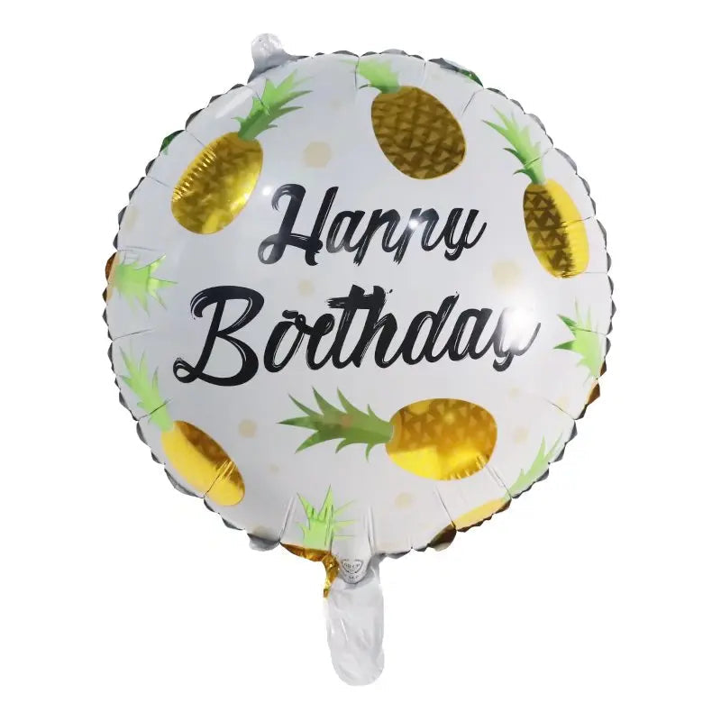 10pcs 18inch Happy Birthday Balloons Baby Shower Balloon Happy Birthday Party Decoration Foil Globos Good Vibrations