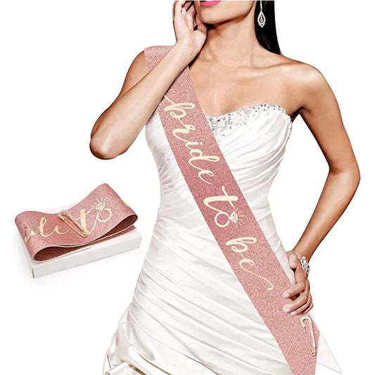 Bride To Be Sash Hen Party Decoration Bachelorette Party Hen Night Team Bride Gifts Wedding Party Decoration Supplies Good Vibrations