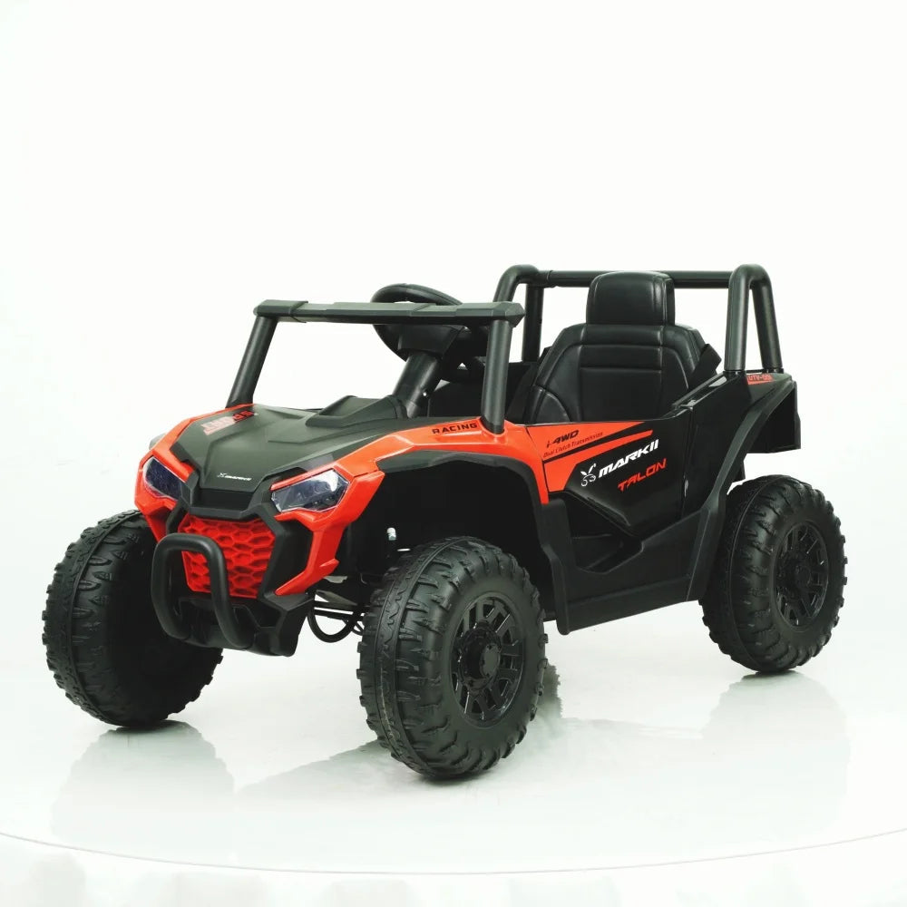 Ride on Electric Scooter for Kids, 4 Wheels 12V Ride on UTV Toy Electric Scooter with Remote Control / for 3~6 Years Boys/girls Good Vibrations