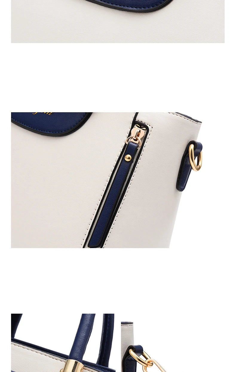 Women's bag 2025 new fashion women's bags hit color hand-held  bag Europeand the United States all-match shoulder messenger bag Good Vibrations