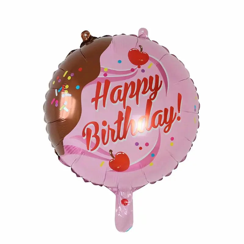 10pcs 18inch Happy Birthday Balloons Baby Shower Balloon Happy Birthday Party Decoration Foil Globos Good Vibrations