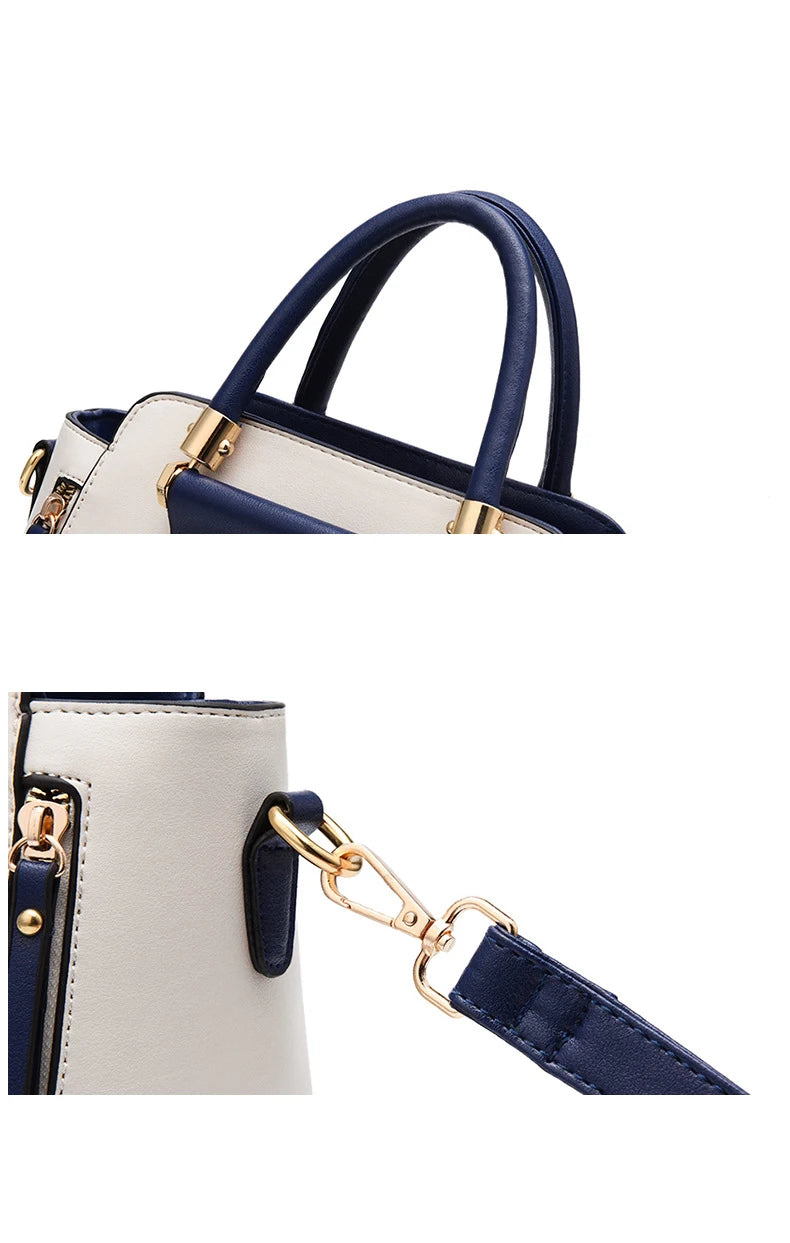 Women's bag 2025 new fashion women's bags hit color hand-held  bag Europeand the United States all-match shoulder messenger bag Good Vibrations