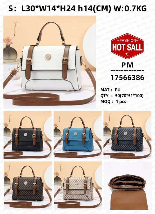New Academic Style Leisure Time Soft Leather Fashion Trend Luxury Handbags Shoulder Bag Women's Messenger Bags Good Vibrations