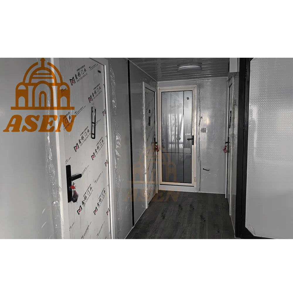 Luxury 40Ft 20Ft Prefab Villa 2-5 Bedrooms Expandable Container Home Portable Mobile Tiny House Made of Steel Good Vibrations