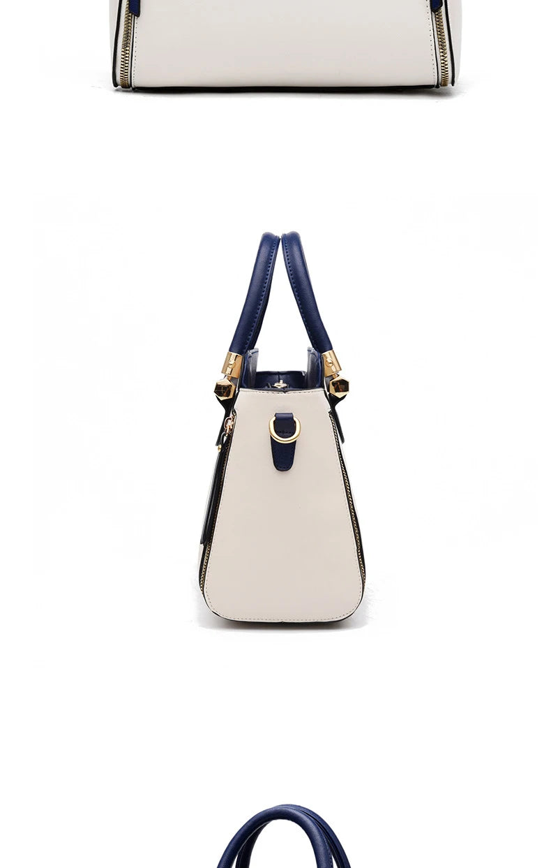 Women's bag 2025 new fashion women's bags hit color hand-held  bag Europeand the United States all-match shoulder messenger bag Good Vibrations