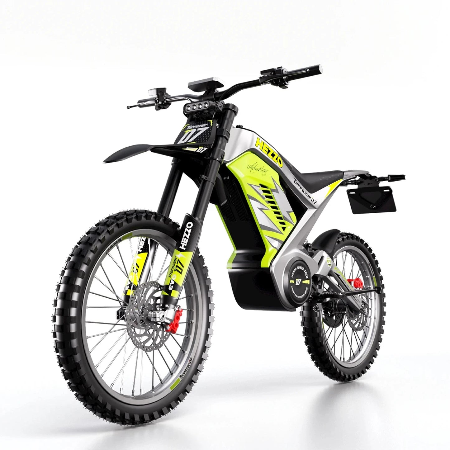 HEZZO D7 72V 8000W 35Ah 389Nm High Quality Off-road Hydraulic Disc Brake Lithium Battery Electric Bike EU, UK, US Warehouses Good Vibrations