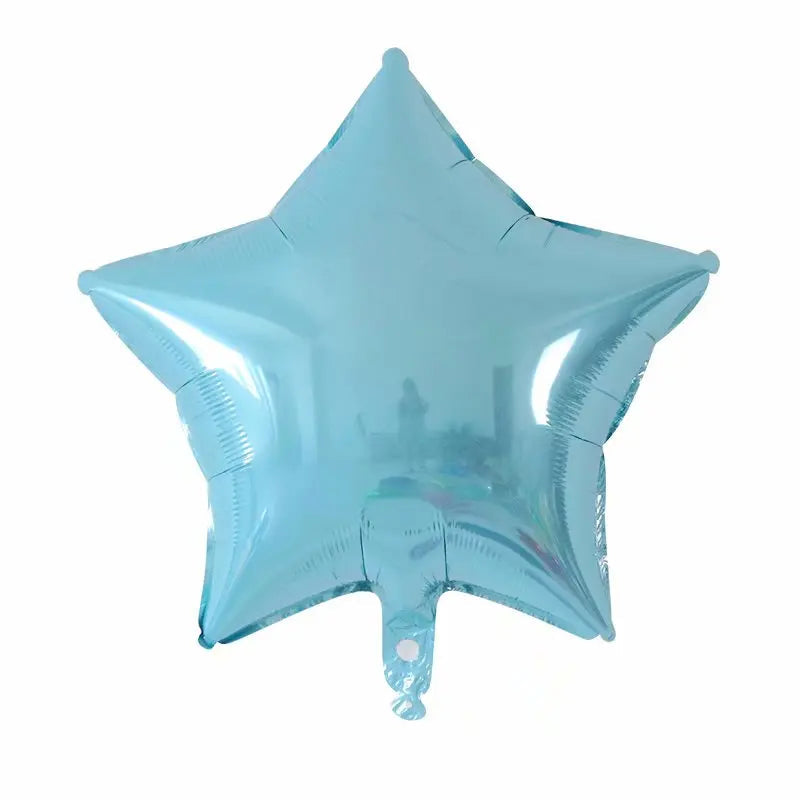 10pcs/lot 18inch Baby Shower Star Foil Balloon Wedding Anniversary Children's Birthday Party Decor Kids Balloons Helium Globos Good Vibrations