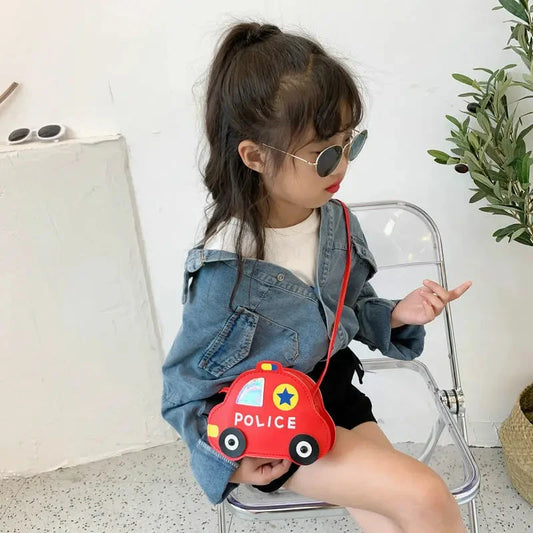 Cute Children's Crossbody Bags Cartoon Car Coin Purse for Kids Baby Mini Shoulder Messenger Bag Boys Girls Accessories Handbags Good Vibrations