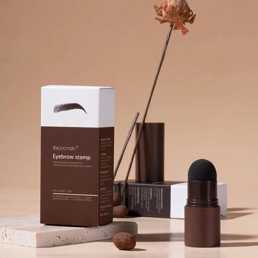 New Perfect Eyebrow Stamp Stencil Kit Eye Brow Stencil Stamp Kit Waterproof Long Lasting Eyebrow Enhancers Brow Powder Stamp Good Vibrations