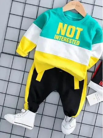 Baby Boys And Girls Clothing Set Tricken Fleece Children Hooded Outerwear Tops Pants 3PCS Outfits Kids Toddler Warm Costume Suit Good Vibrations