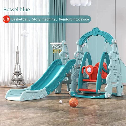 Hot Selling Indoor Playground Equipment HDPE/PE Material Sliding Slide Swing Set Playhouse Combination for Daycare Baby Play Good Vibrations
