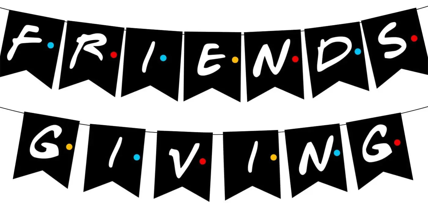 Friends TV show happy birthday party paper banner friend theme party suitable for friends birthday party decoration Good Vibrations