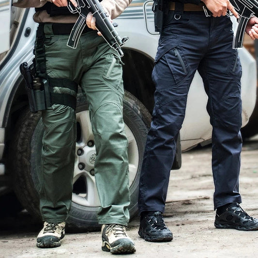IX9 City Outdoors Tactical Pants Men Combat Pants Casual Men Hiking Pants Outdoors Trousers Cargo Waterproof Pants Good Vibrations