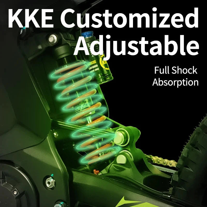 HEZZO D 9 72V 45Ah 100KM/H 150km 500Nm Electric Bike EU, UK, US Warehouses Good Vibrations