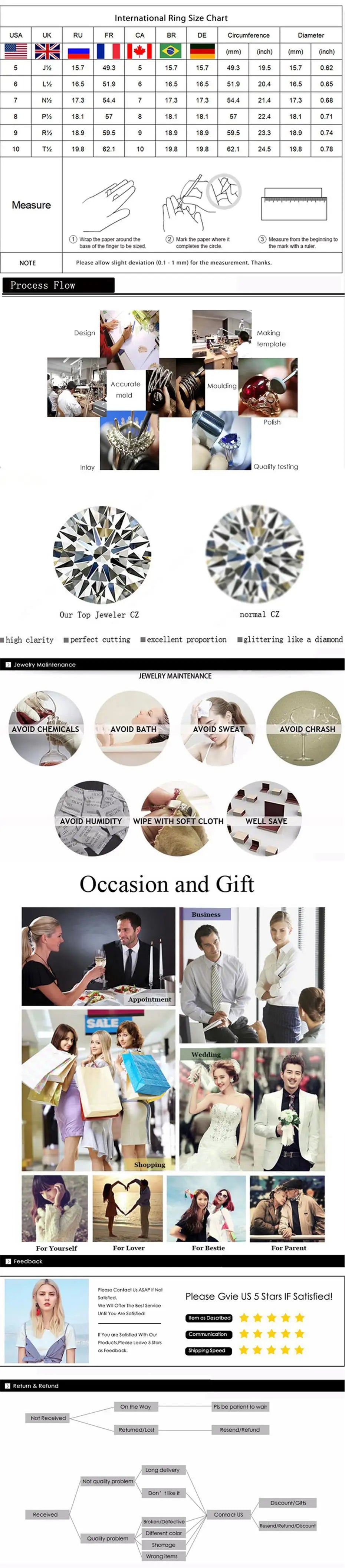 Colorful Crystal Jewelry Set for Female Girls 925 Sterling Silver Pendant Necklaces Earrings Set Women Wedding Accessorie Good Vibrations Adult Super Store