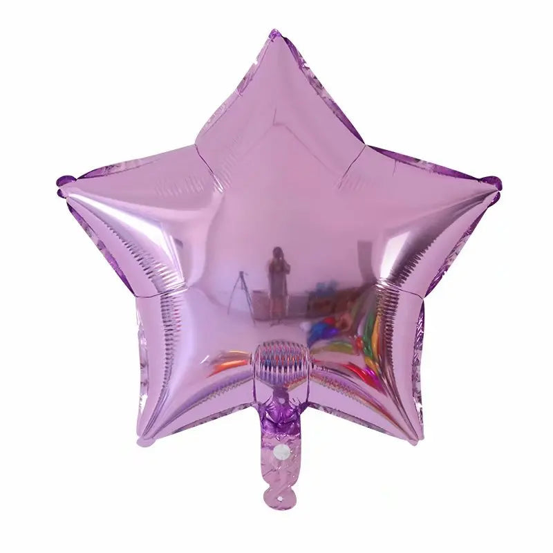 10pcs/lot 18inch Baby Shower Star Foil Balloon Wedding Anniversary Children's Birthday Party Decor Kids Balloons Helium Globos Good Vibrations