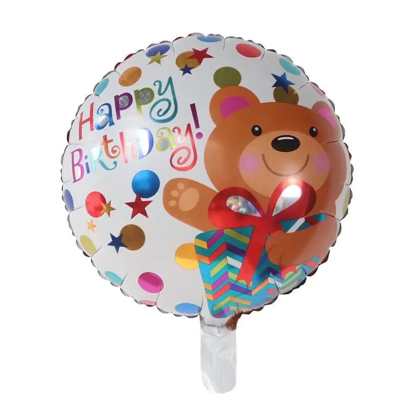 10pcs 18inch Happy Birthday Balloons Baby Shower Balloon Happy Birthday Party Decoration Foil Globos Good Vibrations