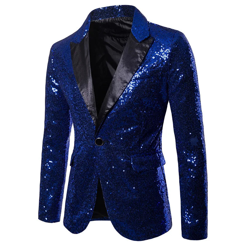 Men Blazer Banquet Wedding Blazer Party Blazer Bar Night Club Suit Men Coats Bright Suit Paisley Suit Fashion Men Suit Good Vibrations