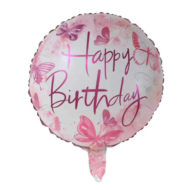 10pcs 18inch Happy Birthday Balloons Baby Shower Balloon Happy Birthday Party Decoration Foil Globos Good Vibrations