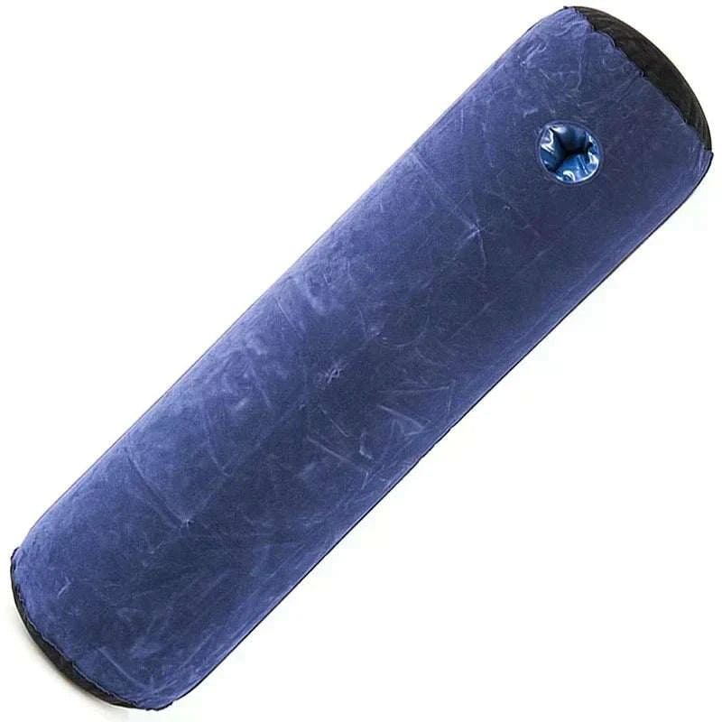 Inflatable sex position cushion for adult games.