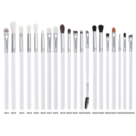 HMU White Woold Handle High Quality Professional 12pcs/20pcs Makeup Blending Eye Shadow Makeup Brush Set Good Vibrations